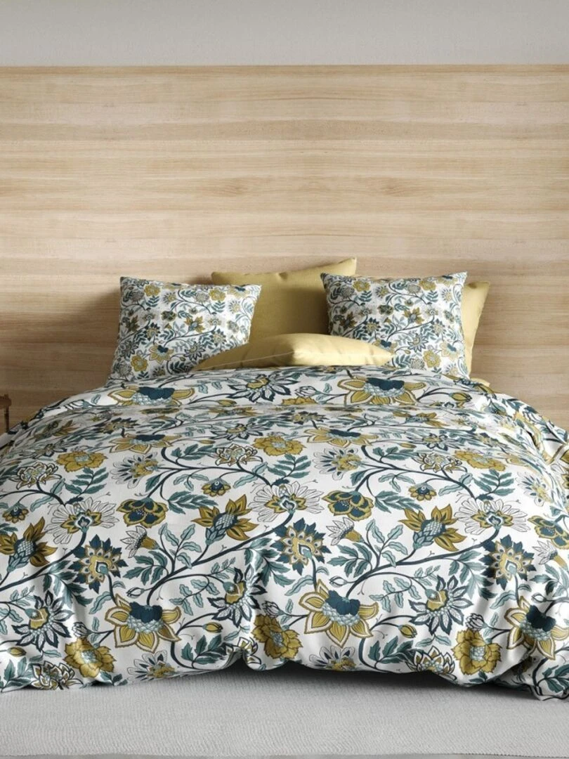 Housse de couette  Kentia + taie(s) 100% coton   Blanc