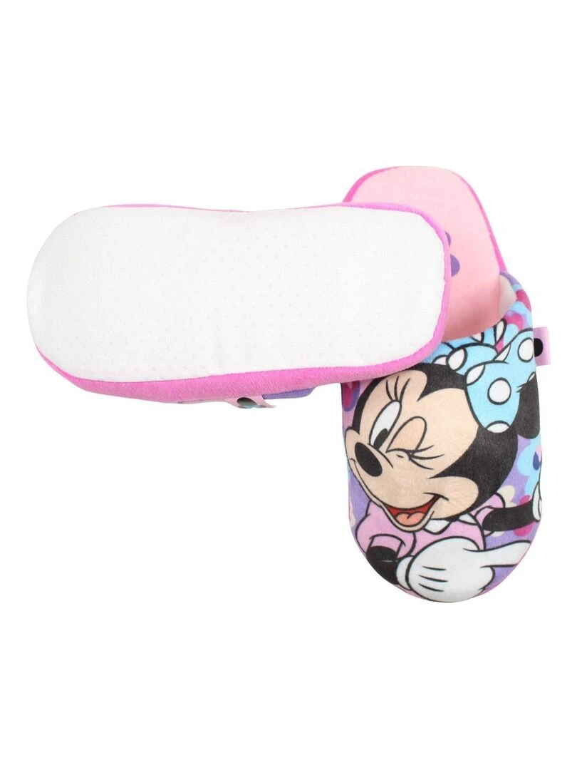 Disney   Pantoufle fille imprimé Minnie   Rose