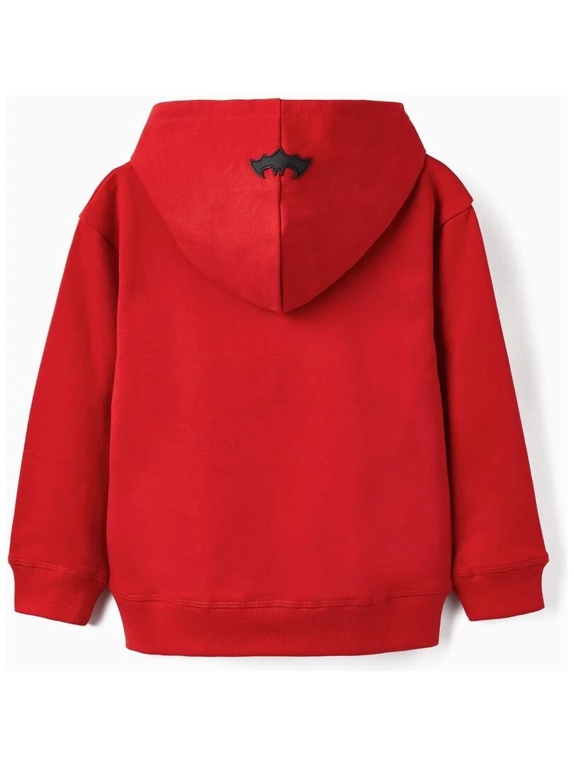 Sweat en Coton avec Capuche pour Garçon 'Batman' WARNER BATMAN Rouge foncé
