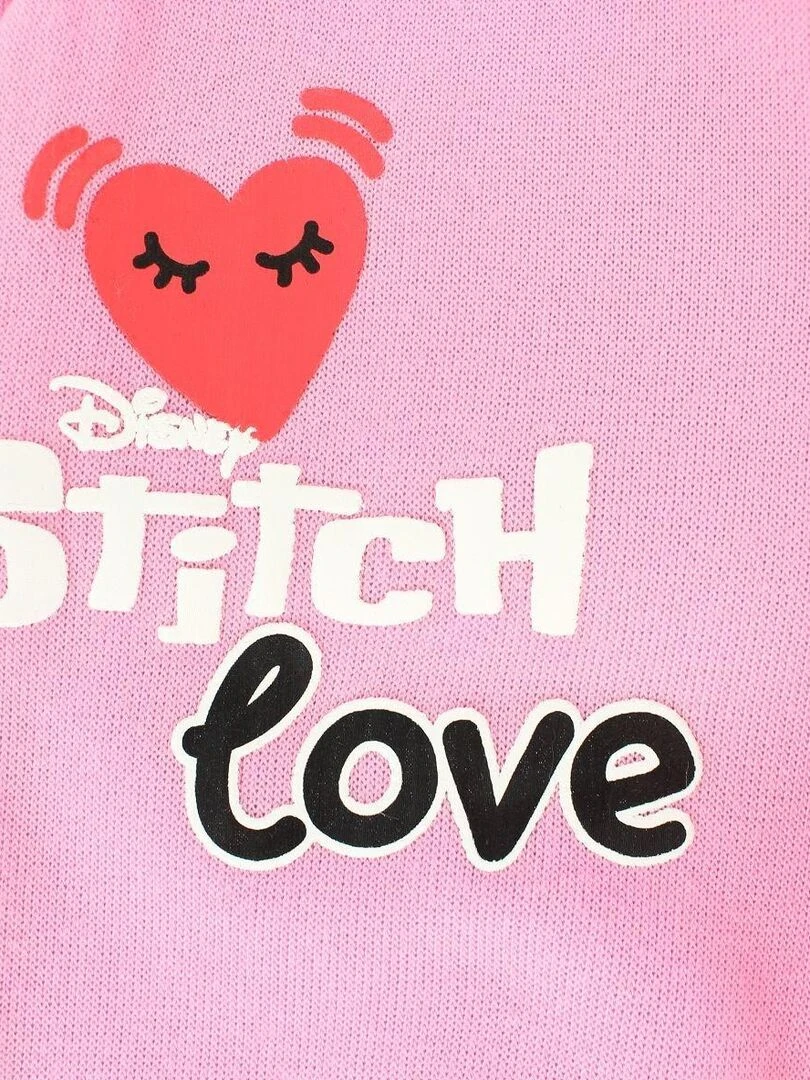 Disney   Pantalon De Jogging fille imprimé Lilo Et Stitch   Rose