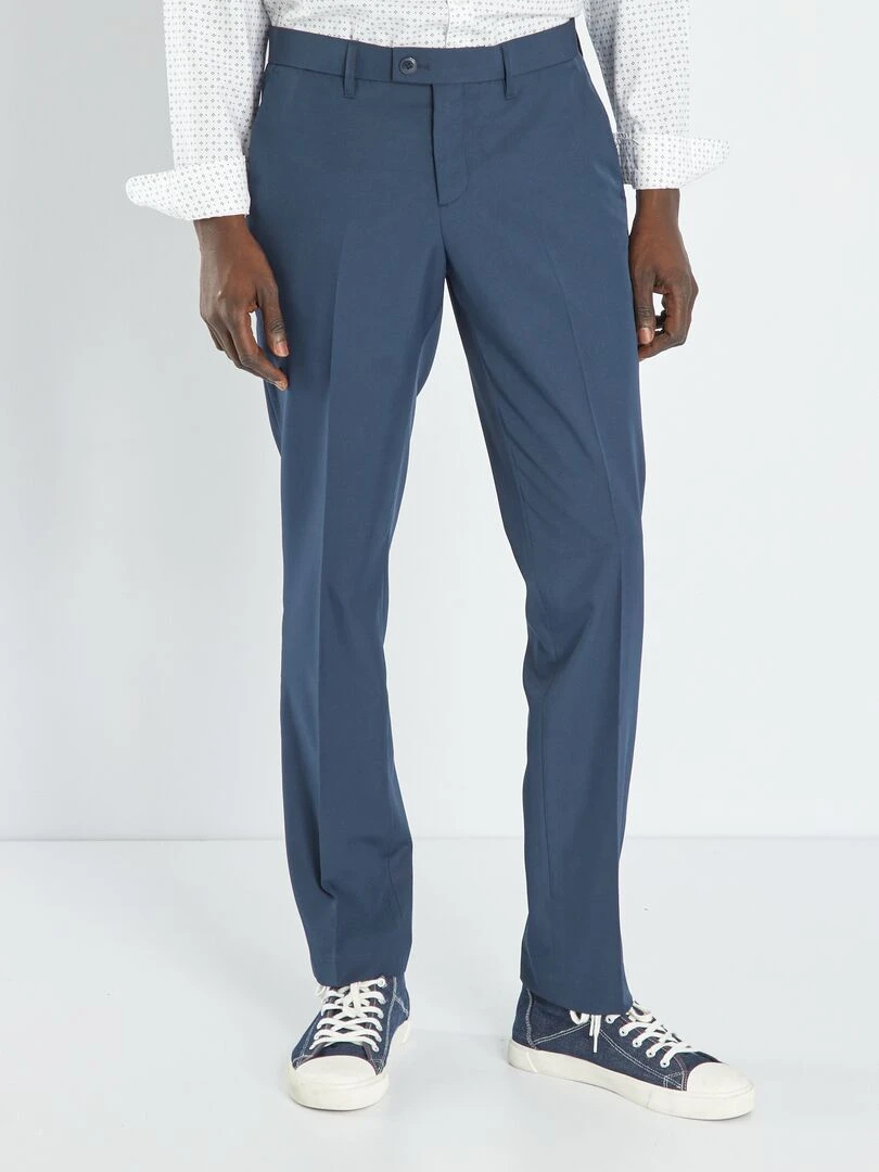 Pantalon de costume slim Bleu marine