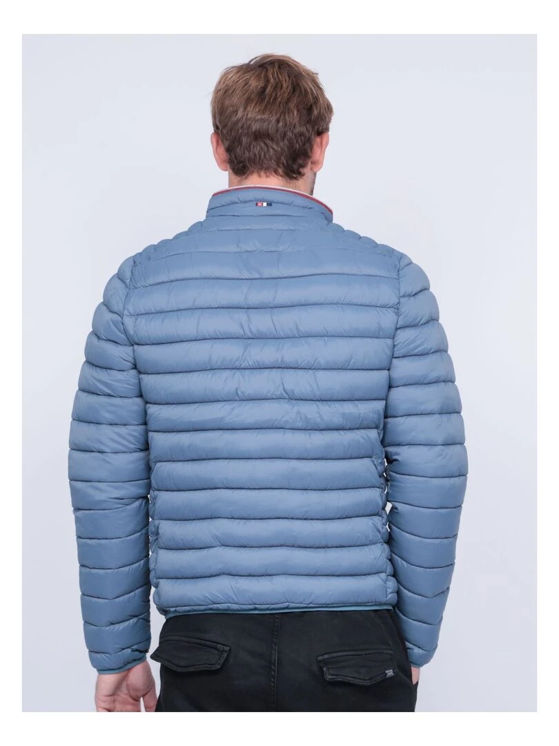 Doudoune légère col montant ZERUBIA Bleu ardoise