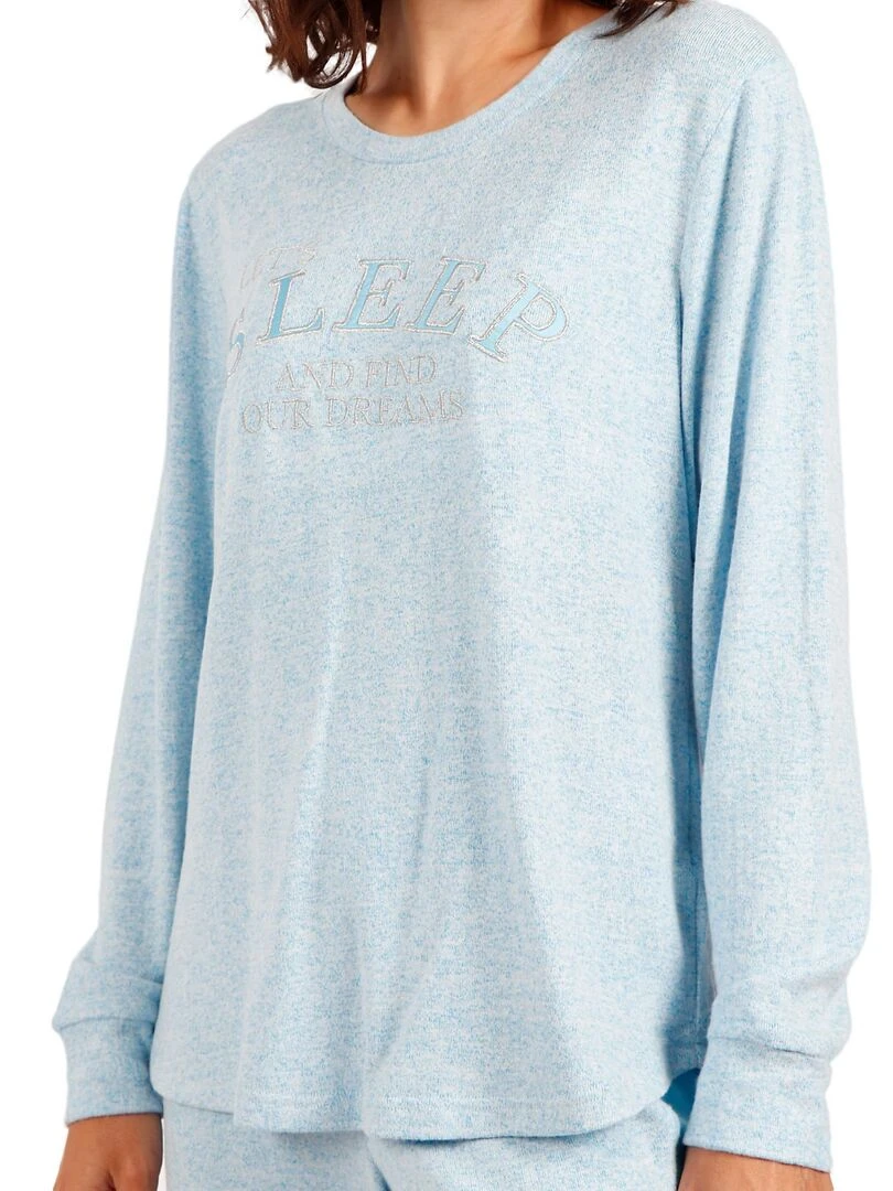 Tenue d'intérieur pyjama pantalon Sleep   Bleu