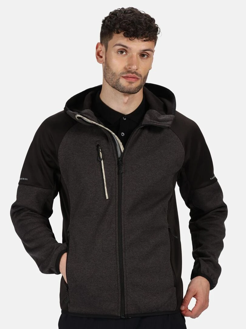 Regatta   Veste polaire X PRO COLDSPRING   Noir Gris