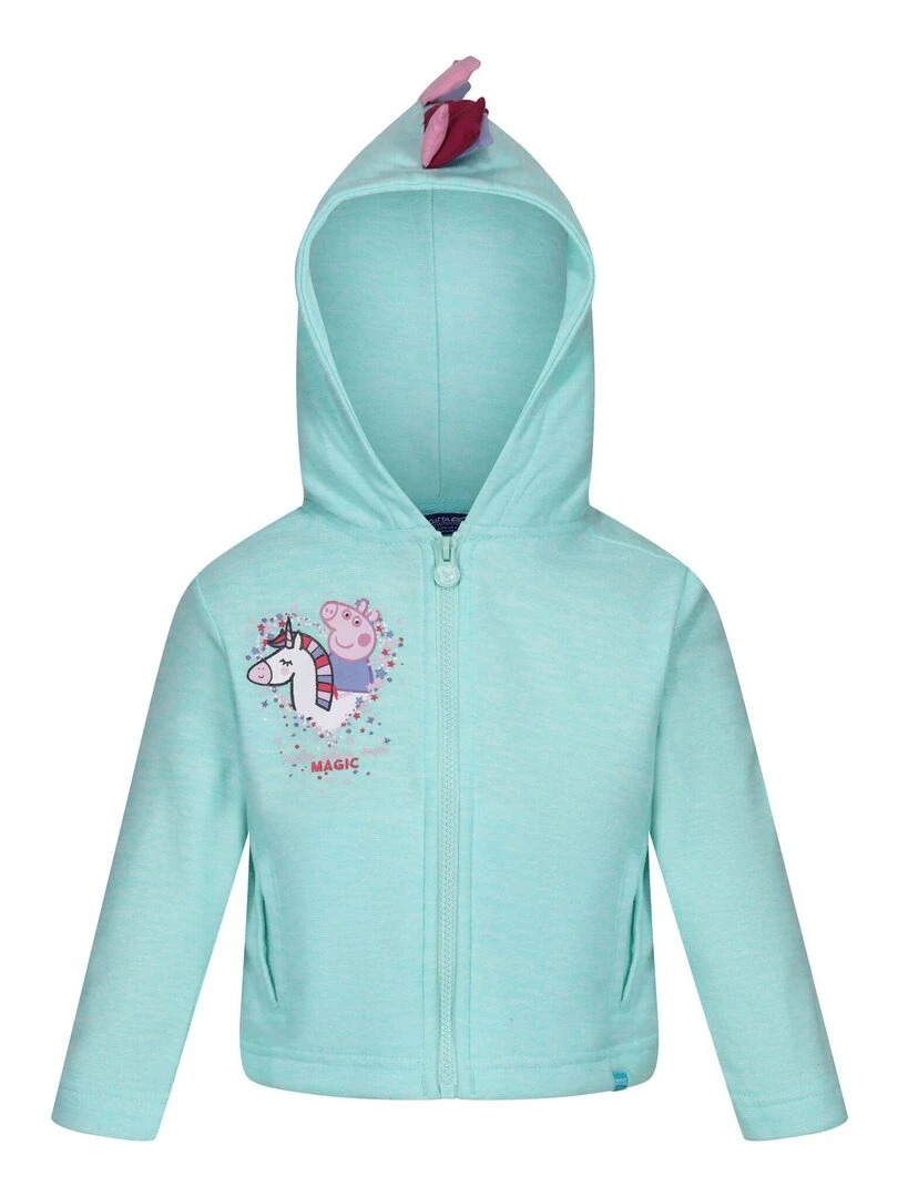 Regatta Veste à capuche Bébé fille Bleu ciel