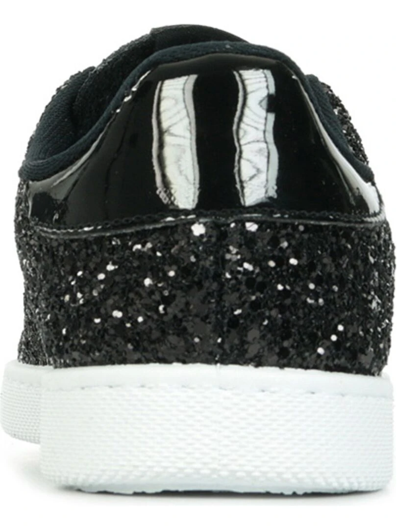 Baskets Victoria Deportivo Tennis Glitter Y Espero   Noir