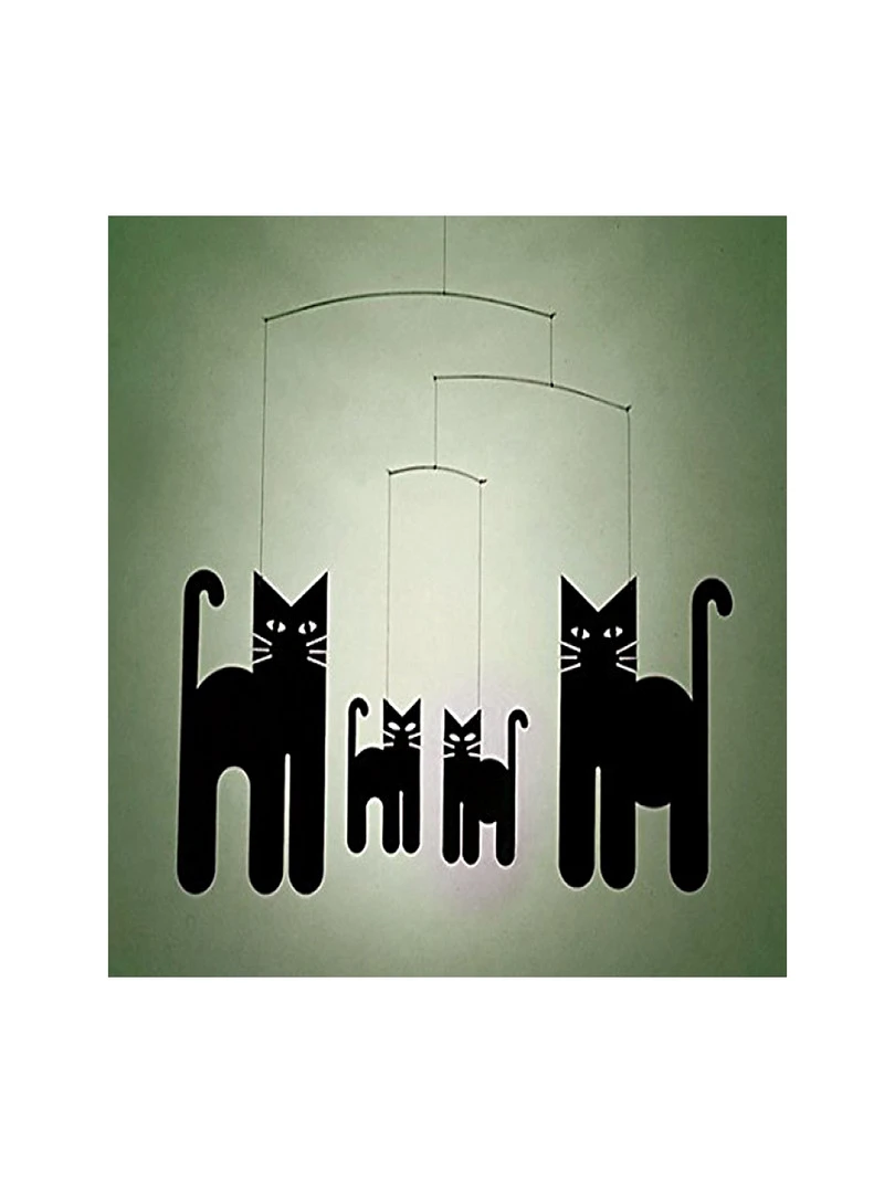 'flensted Mobiles' Cats Noir