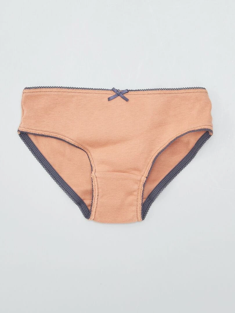 Lot de 3 culottes en jersey   Blanc/marron