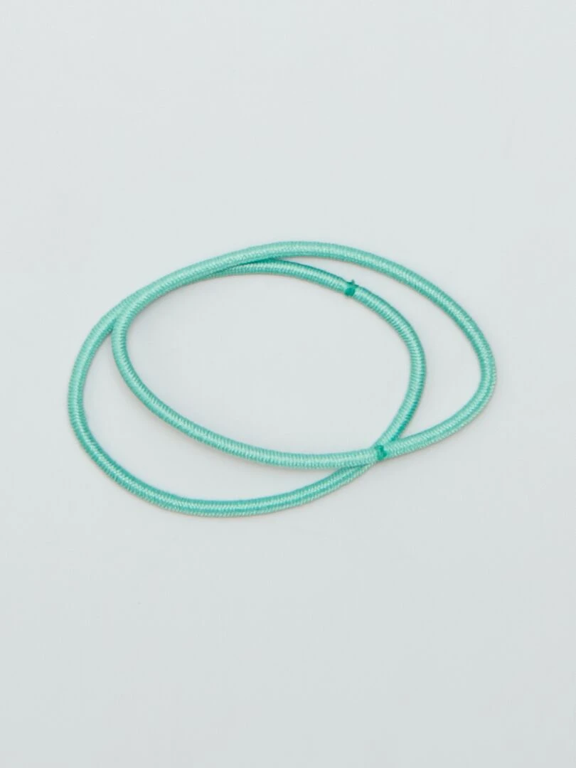 Lot pour cheveux   élastique + pinces   Orange