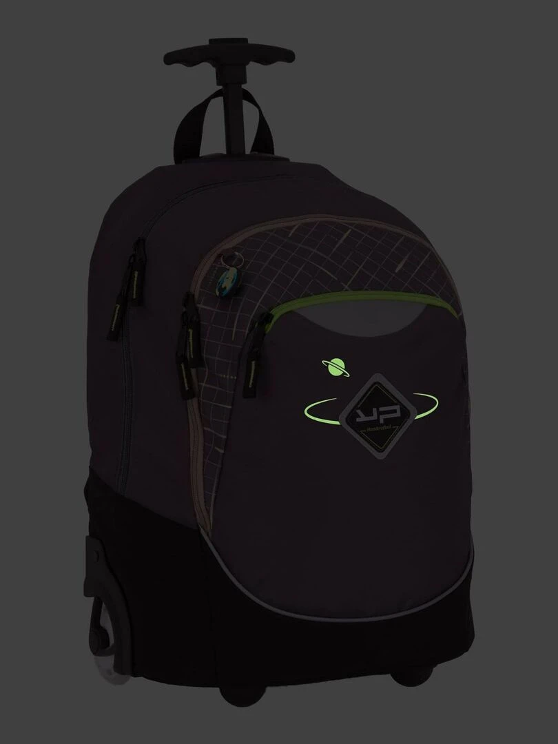 BODYPACK Sac à dos à roulettes recyclé Comète gris   Gris