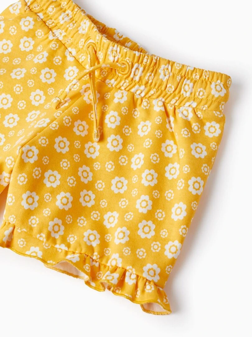 T Shirt + Short pour Fille 'Buena Vista'   Ecru