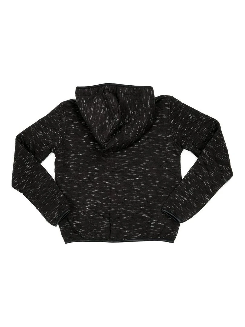 Sweat à capuche zippé WANTOS BOY   Noir