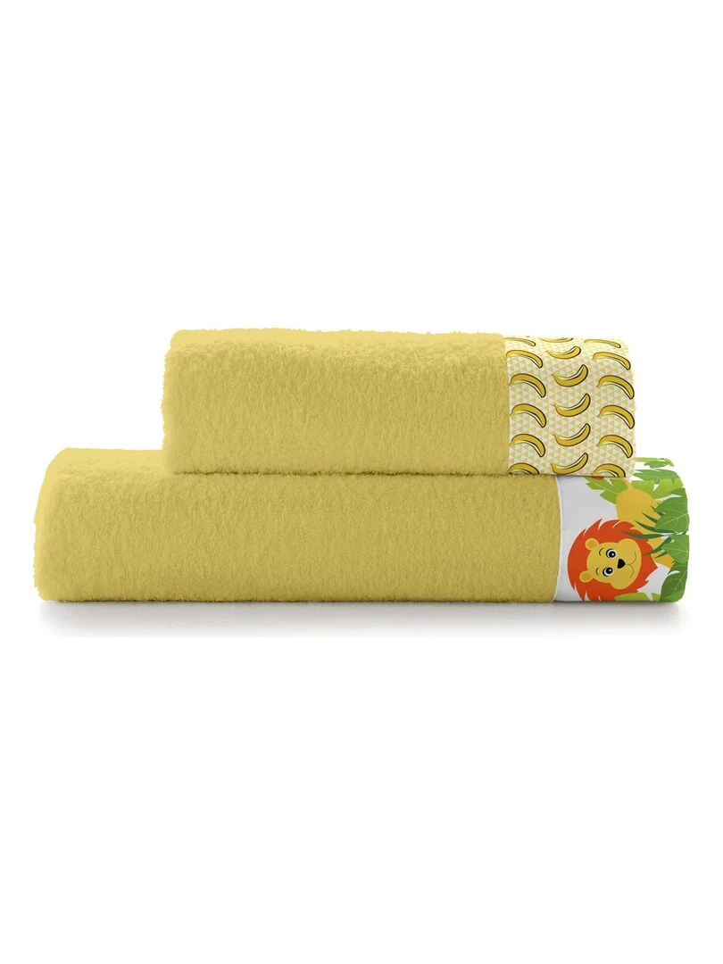 Lot de serviettes Wild "Happyfriday" Moutarde