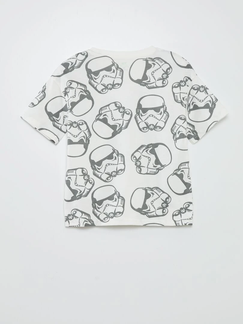 T shirt large 'Star Wars' Beige/gris