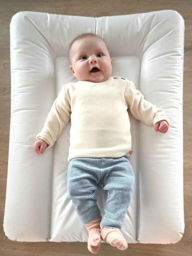 Steff Matelas à langer label de qualité OEKO TEX® STANDARD 100 (IW00027) Blanc