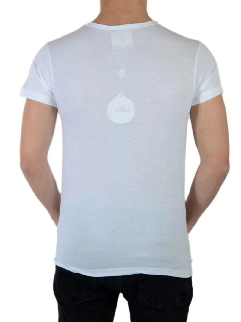 Tee Shirt Little Eleven Paris Obama SS Mixte   Blanc