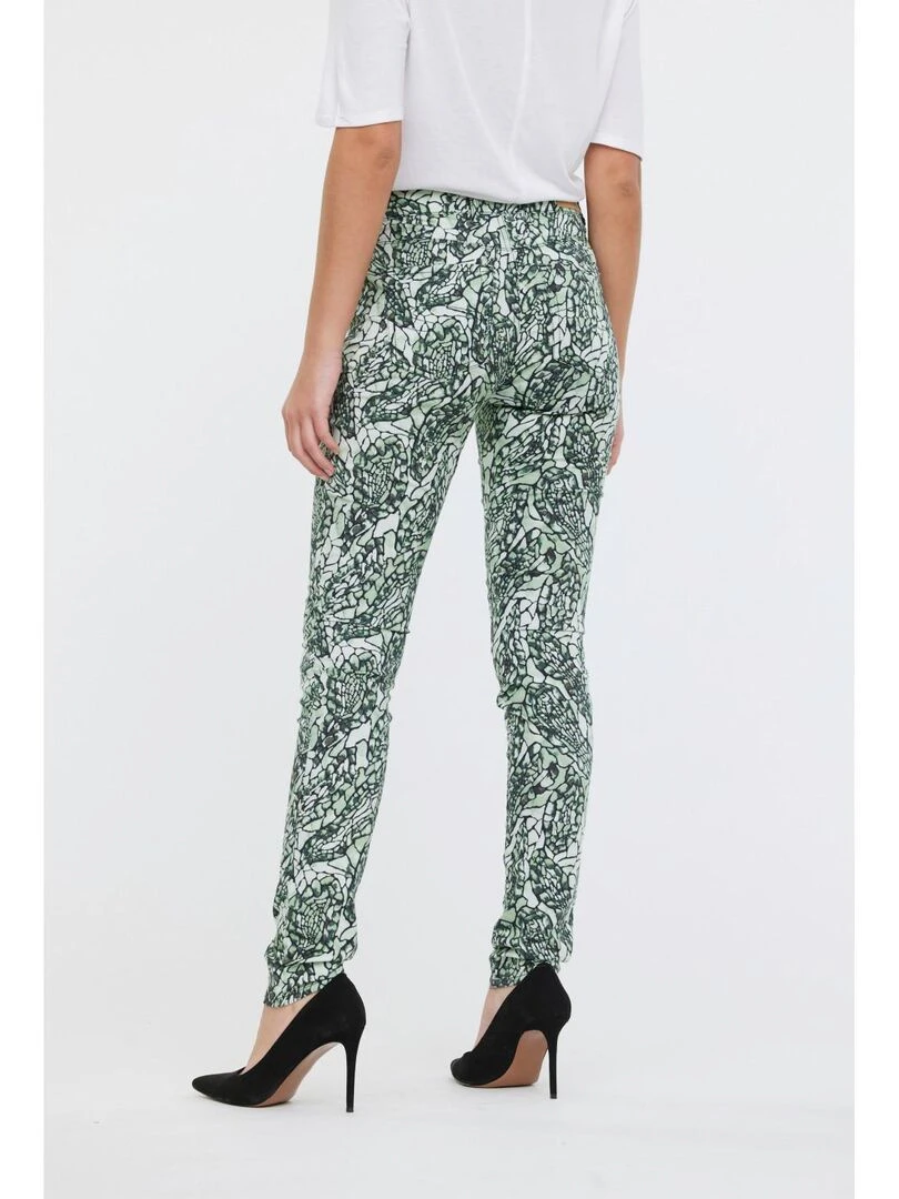 Lee Cooper   Pantalon coton slim LC135   Vert