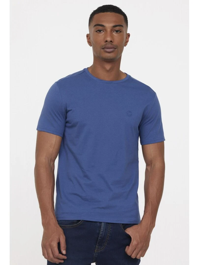 Lee Cooper T Shirt manches courtes coton regular AREO Gris