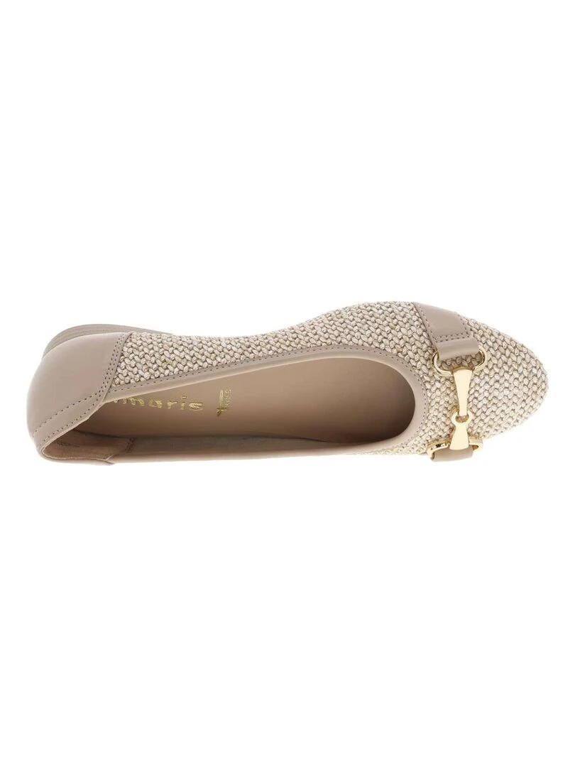 TAMARIS   Ballerines talon plat   Taupe