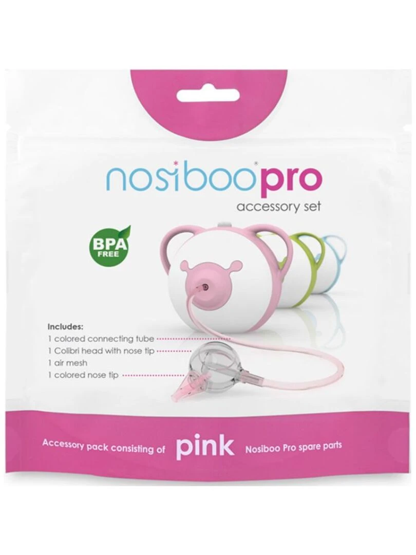 Accessoires pour mouche bébé électrique Nosiboo Pro et Pro 2 rose Rose