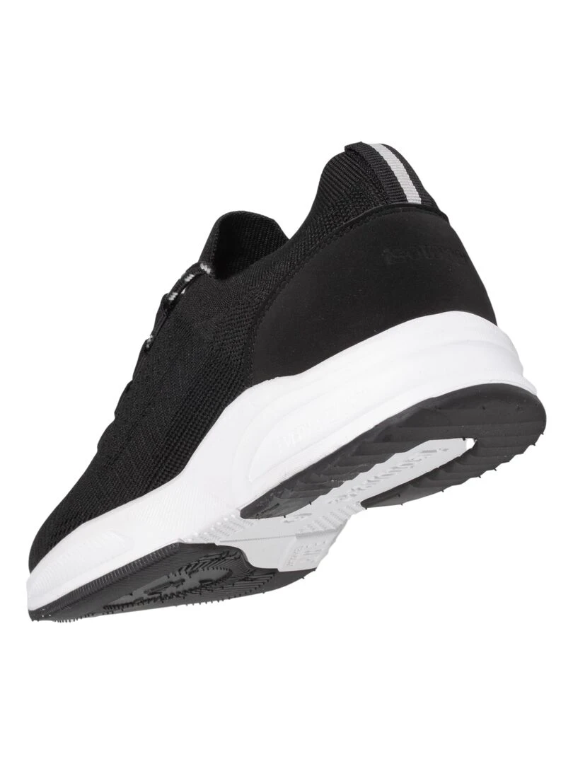 Baskets Confort Homme slip on lacets Noir   Noir
