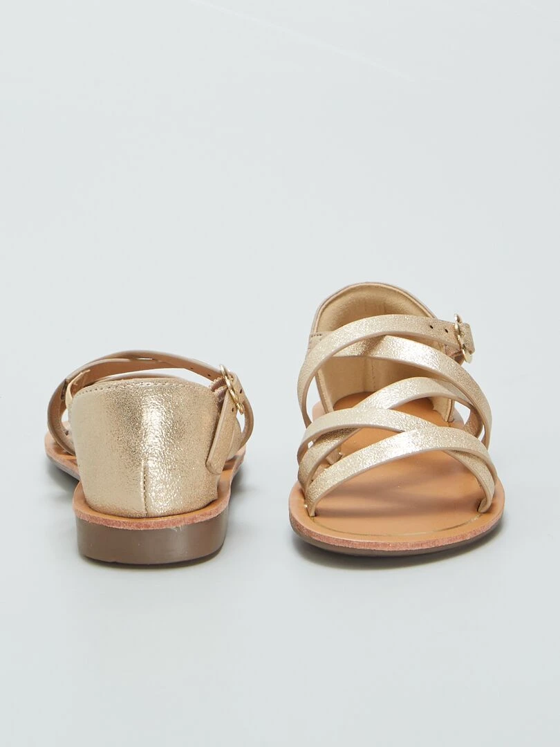 Sandales à brides   Jaune