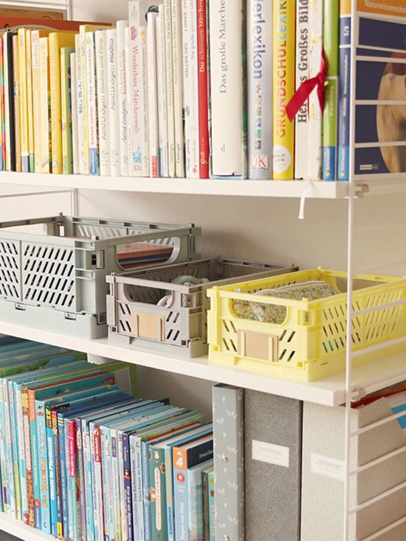 Caisses de rangement Ella  set de 3   Jaune