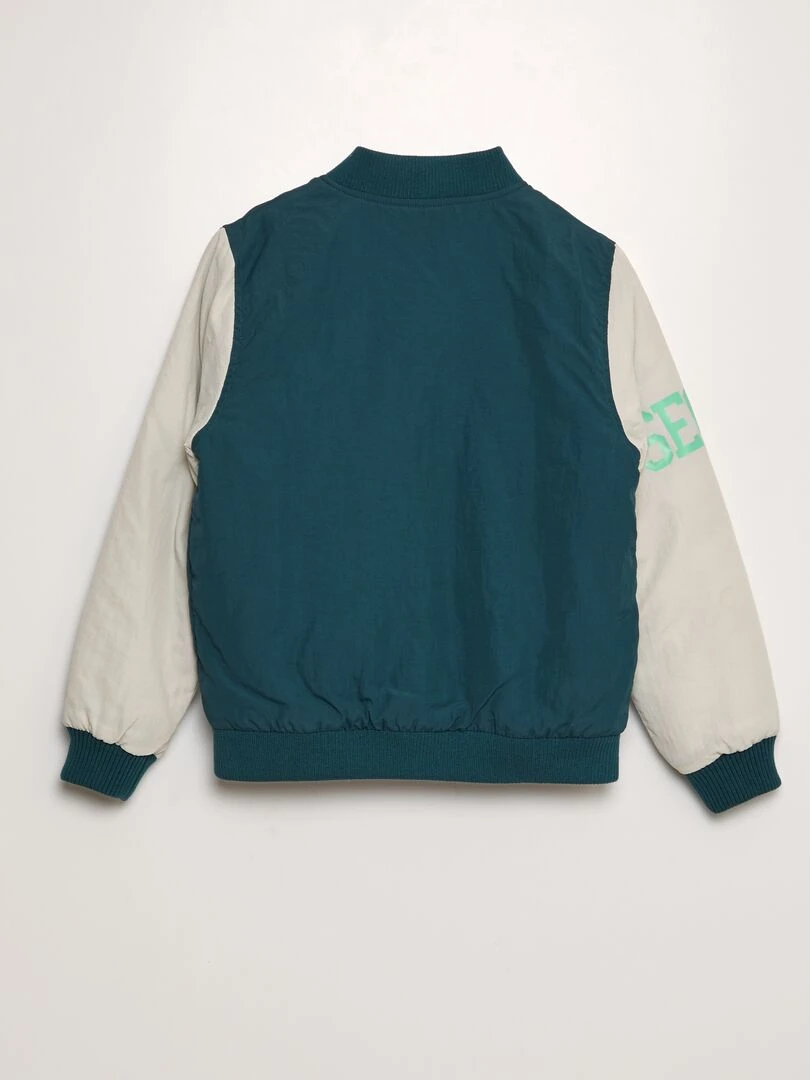 Veste style université américaine   Vert