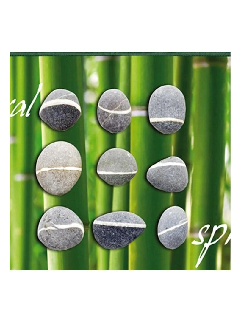 Tapis velours 45x75cm imprimé NATURAL Vert