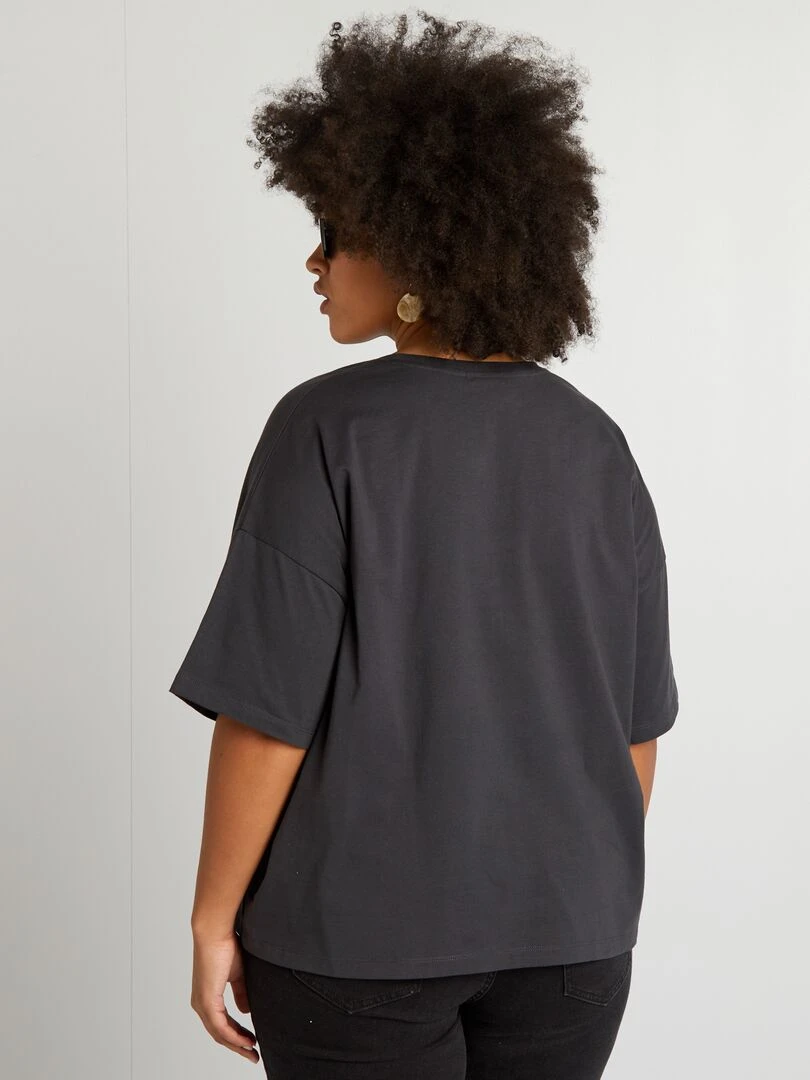T shirt 'Blanche Neige' 'Disney'   Anthracite