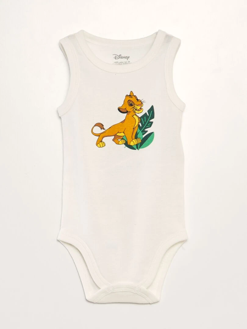 Lot de 2 bodies 'Disney'   Vert/blanc