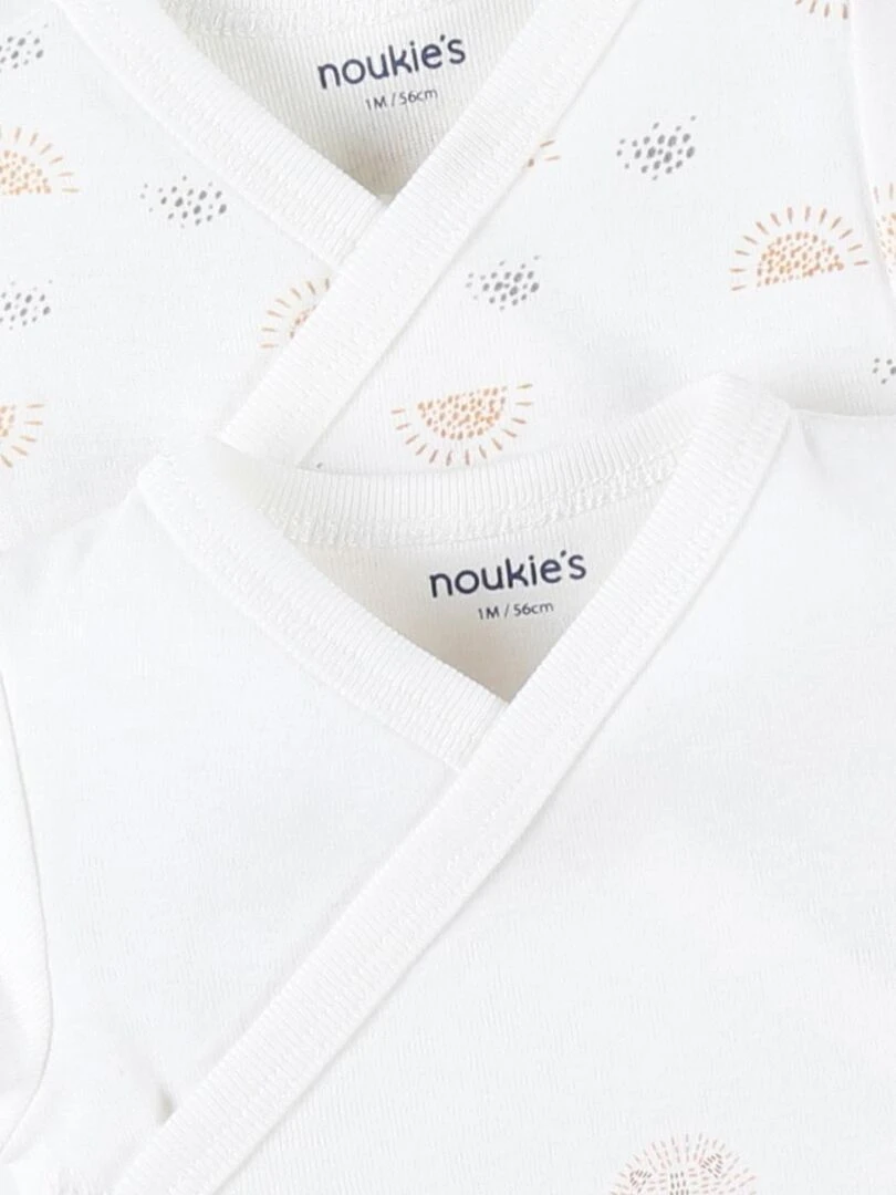 Set de 2 bodies croisés    Noukie's   Blanc