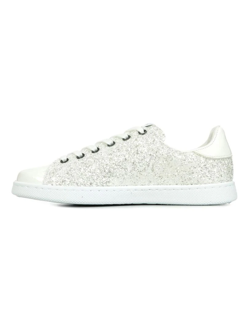 Baskets Deportivo Tennis Glitter Y Espero   Blanc