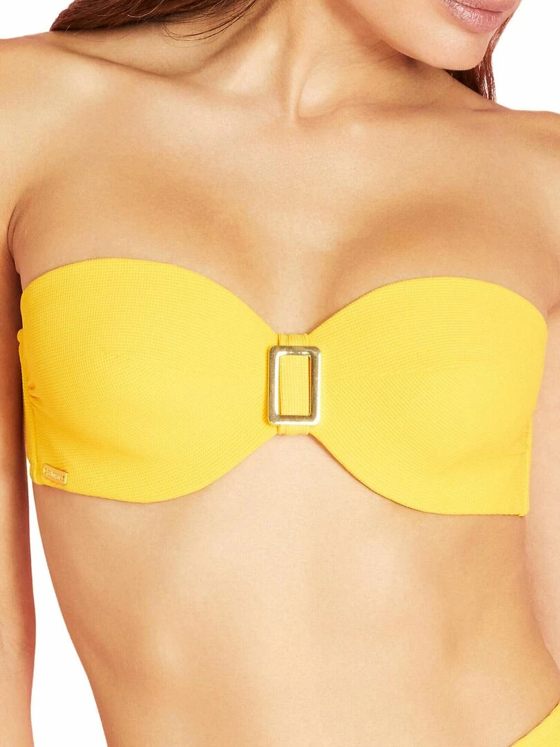 Haut maillot de bain bandeau Miami Jaune