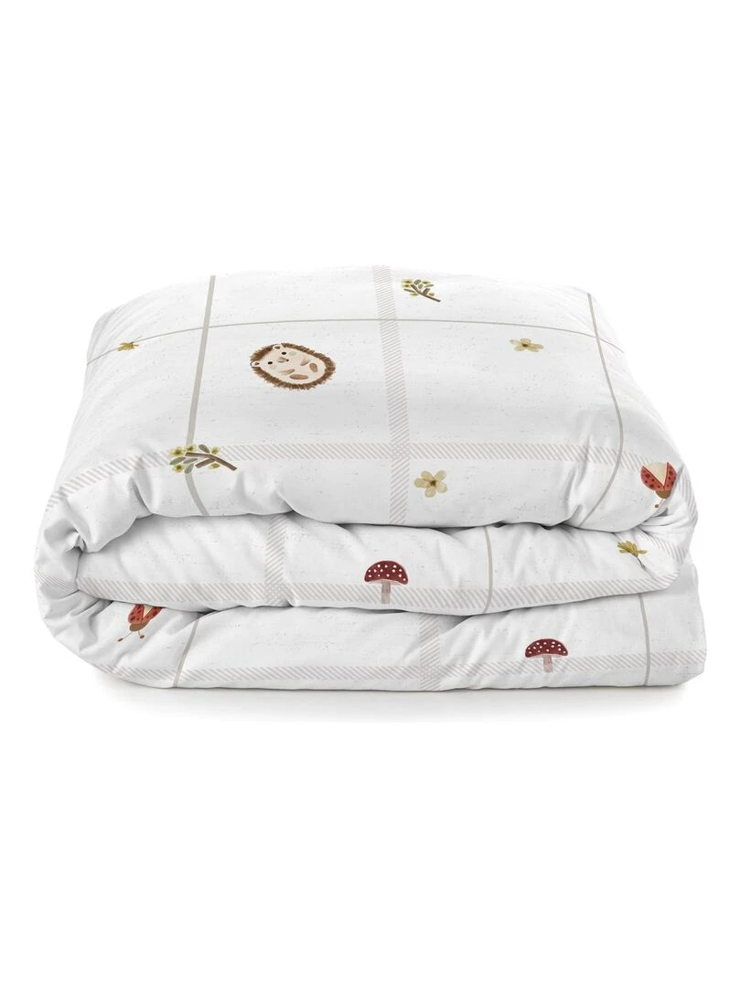 Parure housse de couette 2 pièces Woods animals "Happyfriday"   Blanc