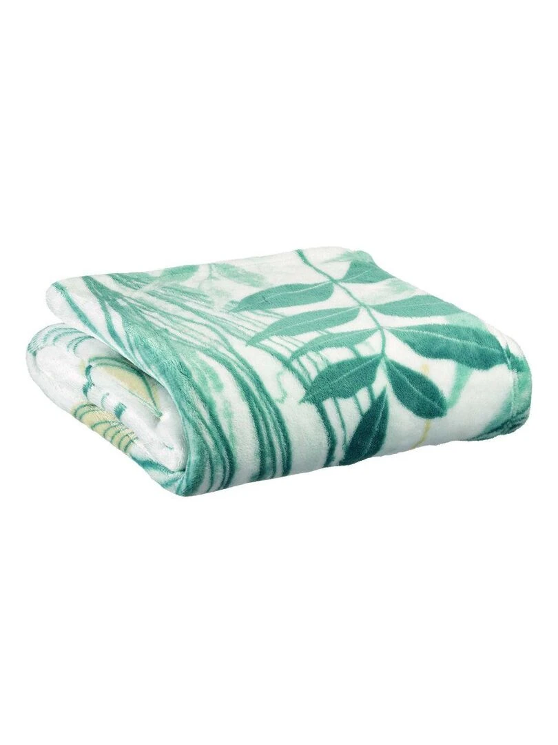 Plaid 130x160 cm Polyester Izia Vert