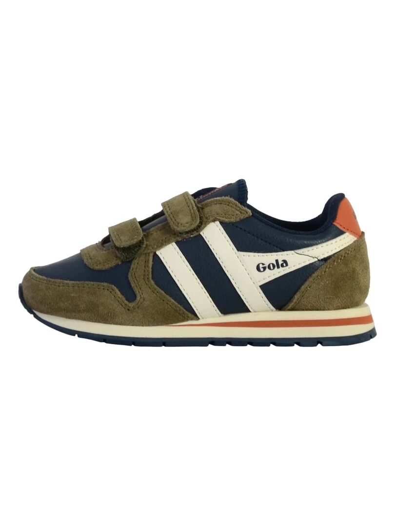 Basket Cuir Enfant Gola Daytona Pure Strap Bleu