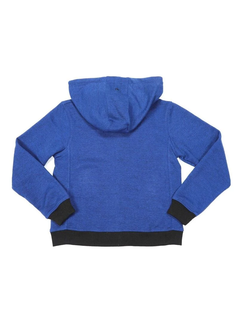 Sweat zippé capuche WEWAK J   Bleu roi