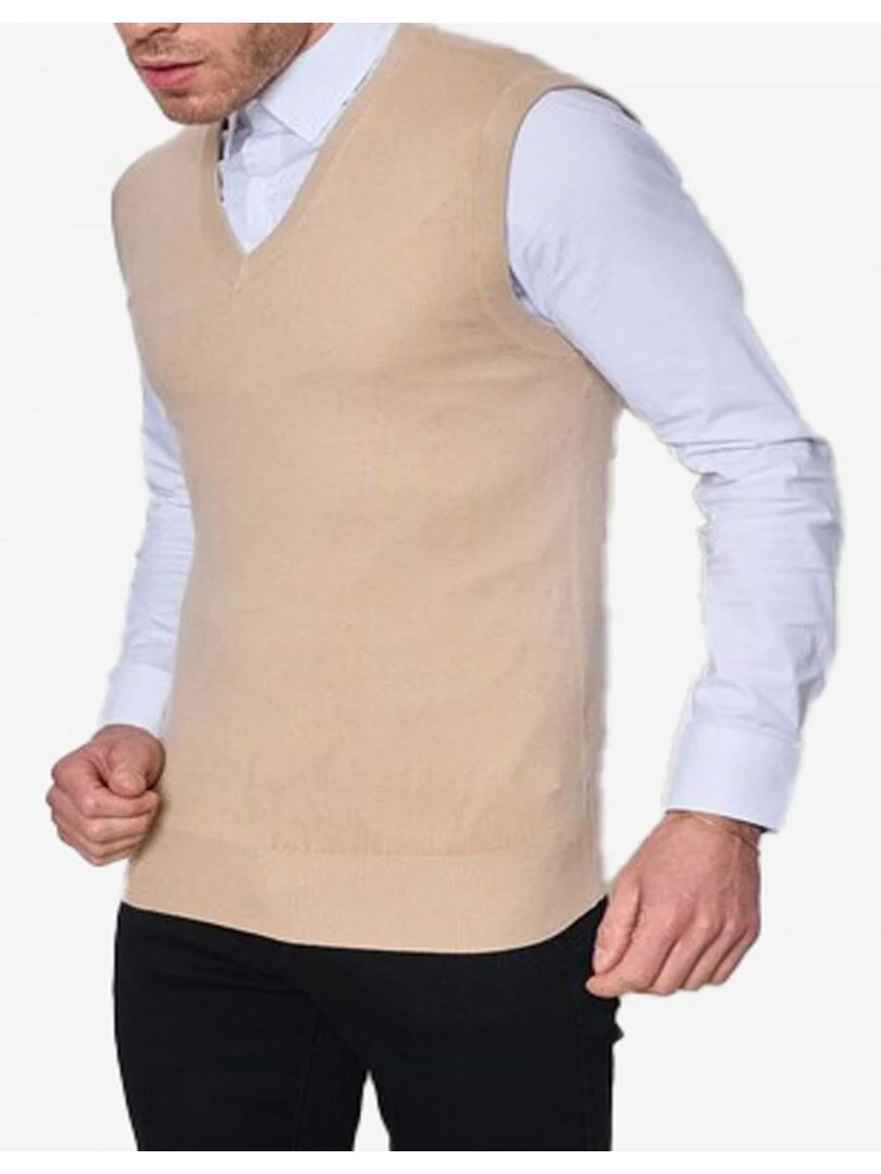 Pull debardeur Kebello   Beige