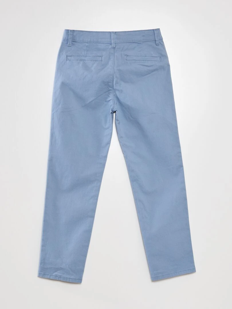 Pantalon chino Bleu ciel