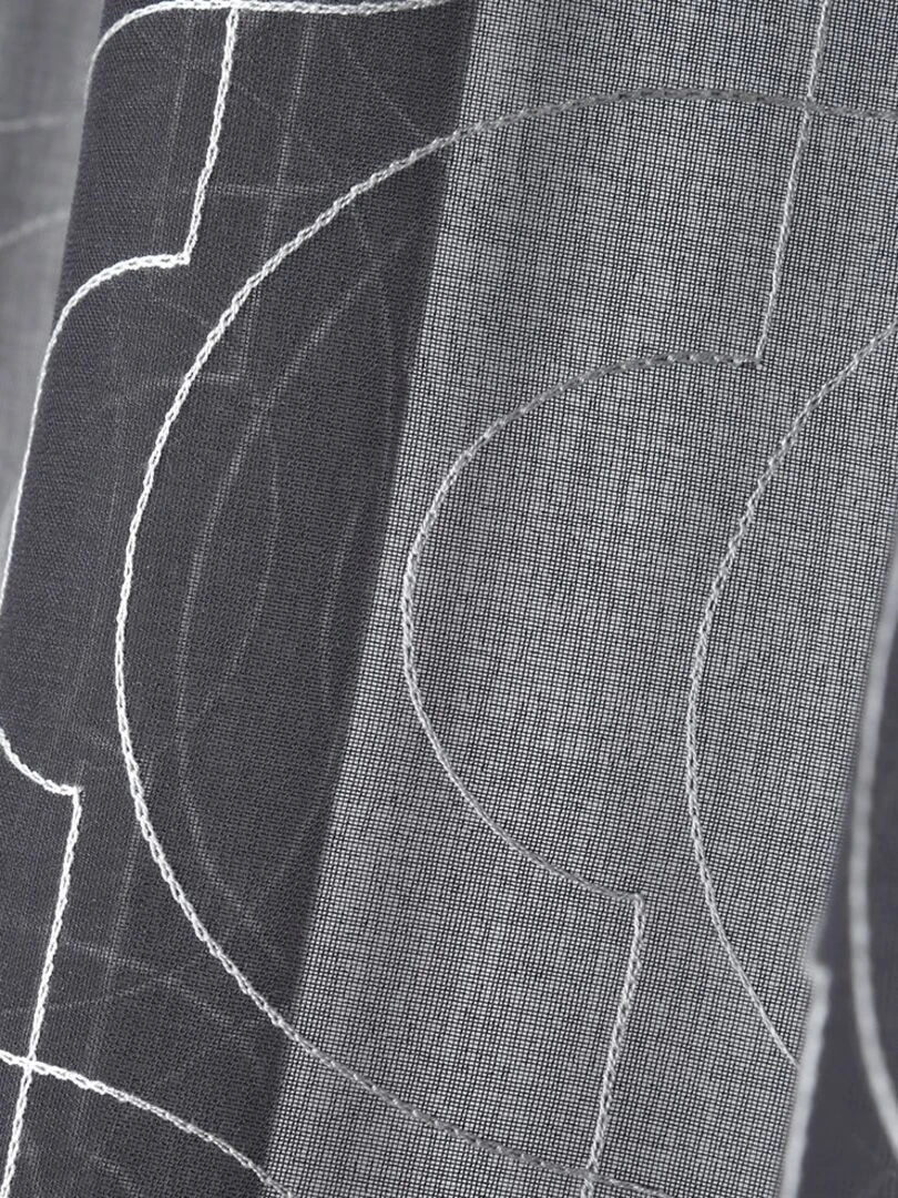 Voilage à œillets 140x260 cm Lenny anthracite   Gris