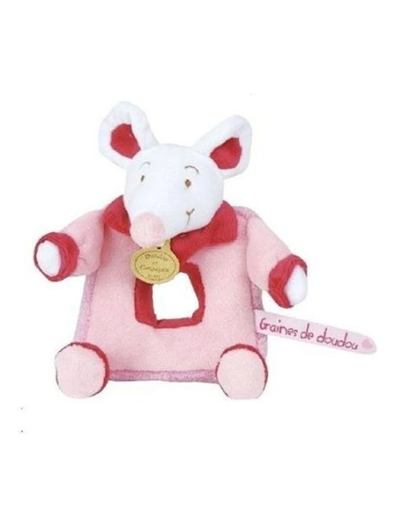 doudou Doudou et compagnie Souris Rouge DC2278 Graine de Doudou Hochet Rouge