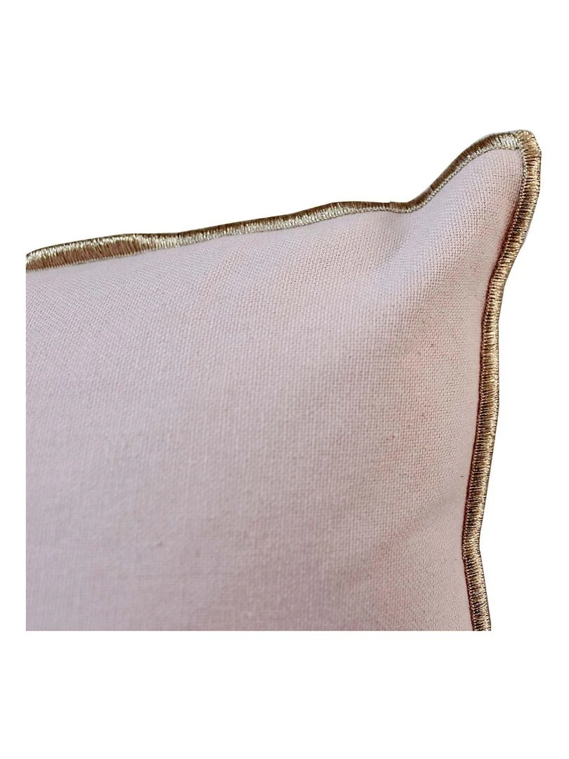 Coussin déhoussable uni au style chic Multicolore