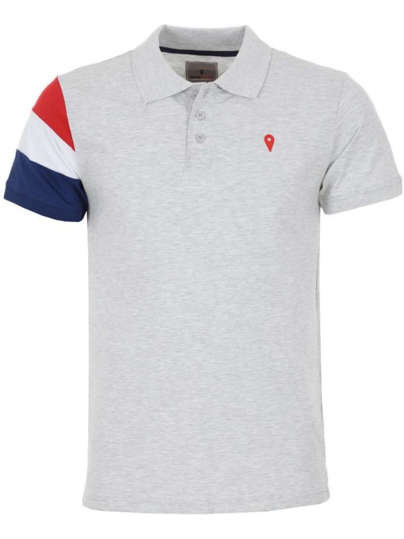 Polo manches courtes homme CICOLOR DEGRE CELSIUS Gris