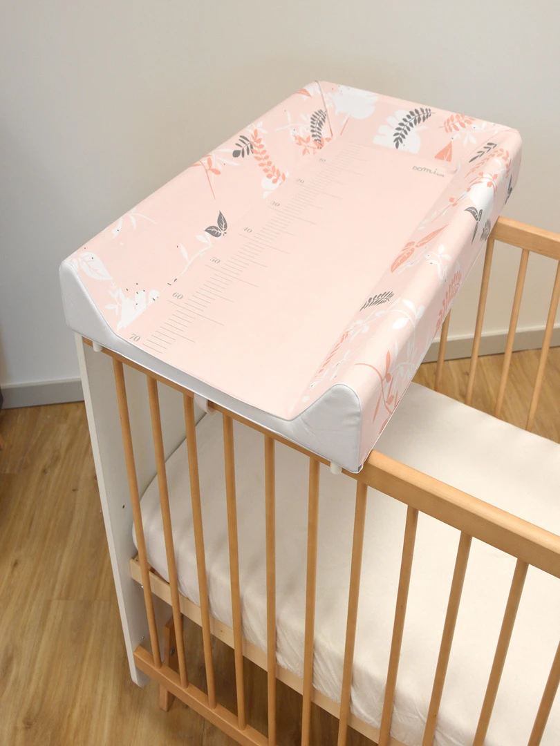 Plan À Langer Avec Matelas Rose (pour Lits 60 X 120 Cm Et 70 X 140 Cm) Rose