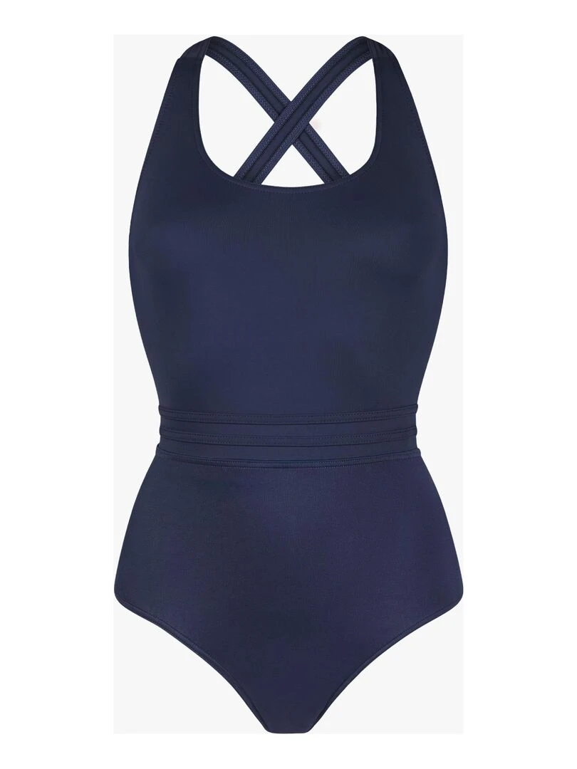 Maillot de bain 1P menstruel Flux moyen Bleu marine