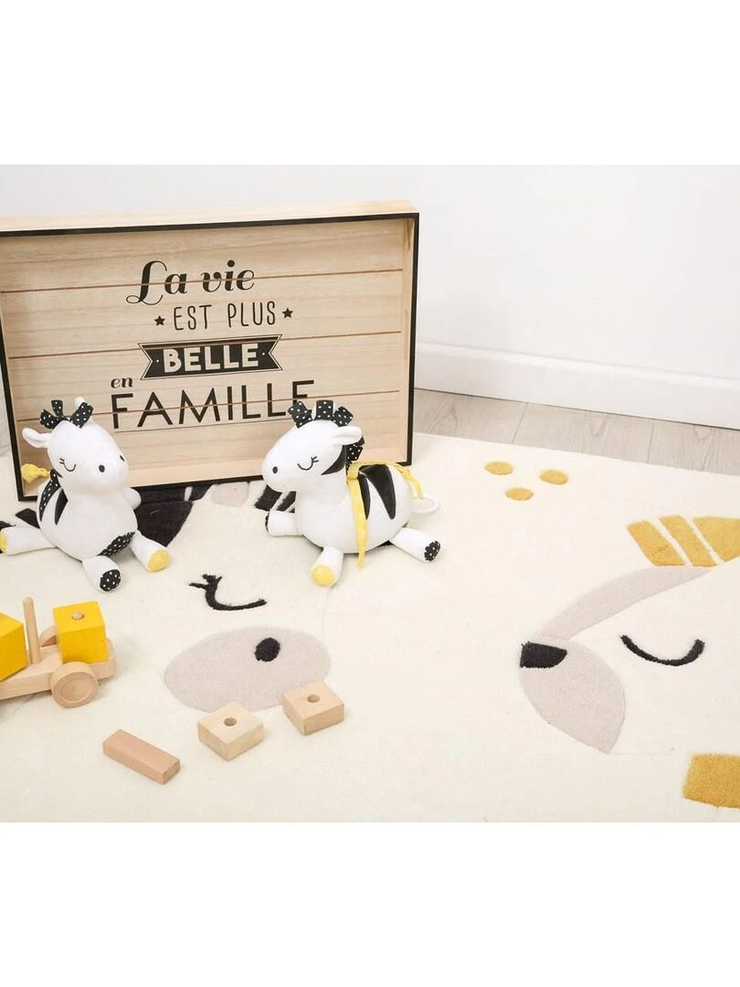 Tapis de chambre en acrylique blanc   SAUTHON   Blanc