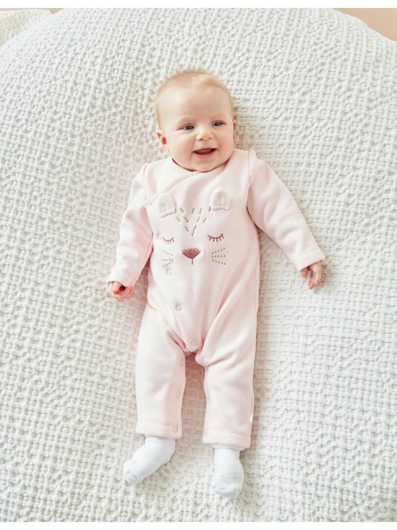 Combi léopard  clair   Noukie's   Rose