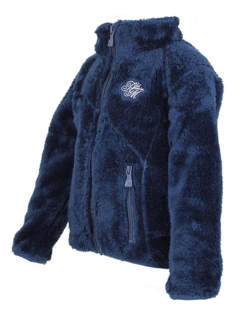 Veste polaire fille FARIANE   PEAK MOUNTAIN   Bleu marine