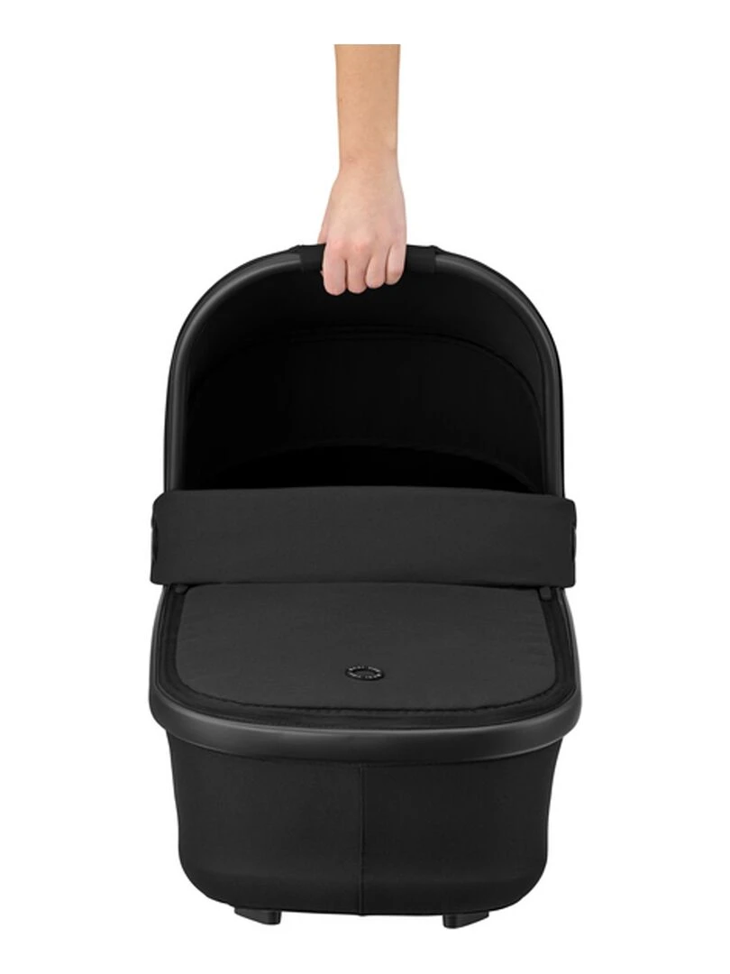 MAXI COSI Oria Nacelle pliable   Légère   De la naissance à 6 mois   Essential Black   Noir Noir Noir